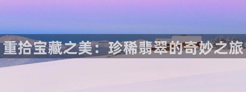 下载新宝5：重拾宝藏之美：珍稀翡翠的奇妙之旅