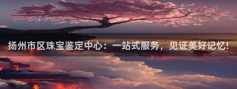 新宝5注册链接：扬州市区珠宝鉴定中心：一站式服务，见证美好记忆!