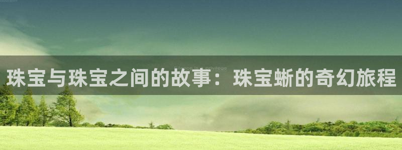 新宝5-测速：珠宝与珠宝之间的故事：珠宝蜥的奇幻旅程