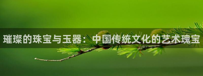 新宝b2O5O5O：璀璨的珠宝与玉器：中国传统文化的艺术瑰宝